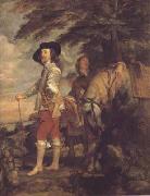 Anthony Van Dyck Portrait of charles i hunting (mk03) oil painting picture wholesale